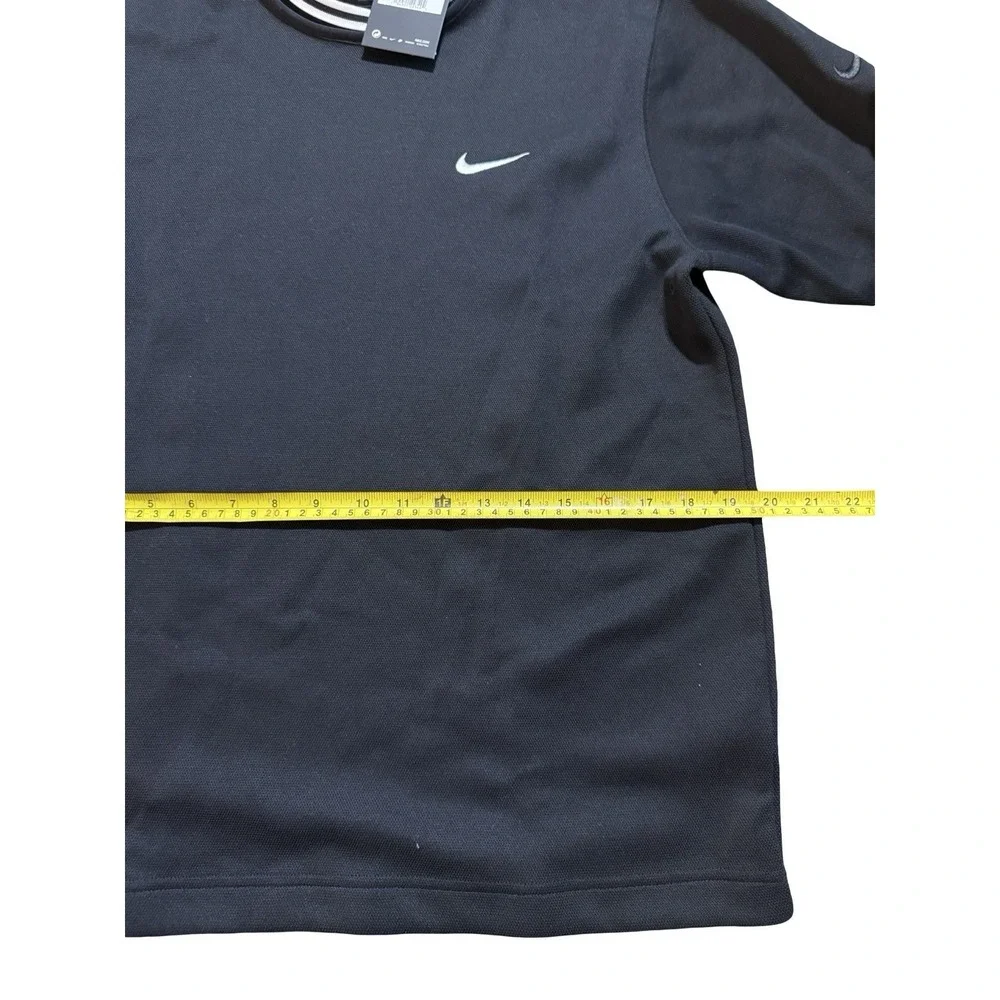 Nike Men's Dri-Fit Crew Top Long Sleeve Black Pullover - New - Small